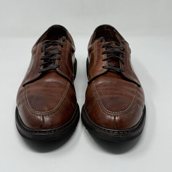 Allen Edmonds Wilbert Derby Shoes Mens 11 D Brown Leather Split Toe Casual Dress main image 5